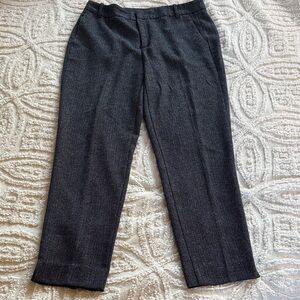 Zara Basic women’s heathered navy Dress Pants 8